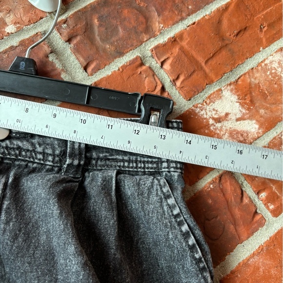 Who What Wear Womens 2 Black Stone Wash High Waist Barrel Jeans - Picture 6 of 8